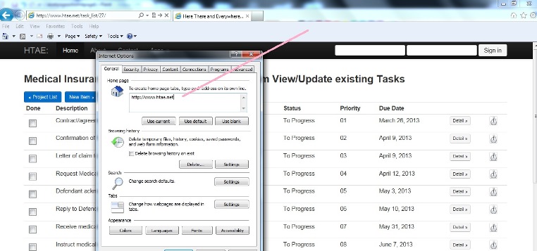 How to Set Page As Home-page - Set homepage