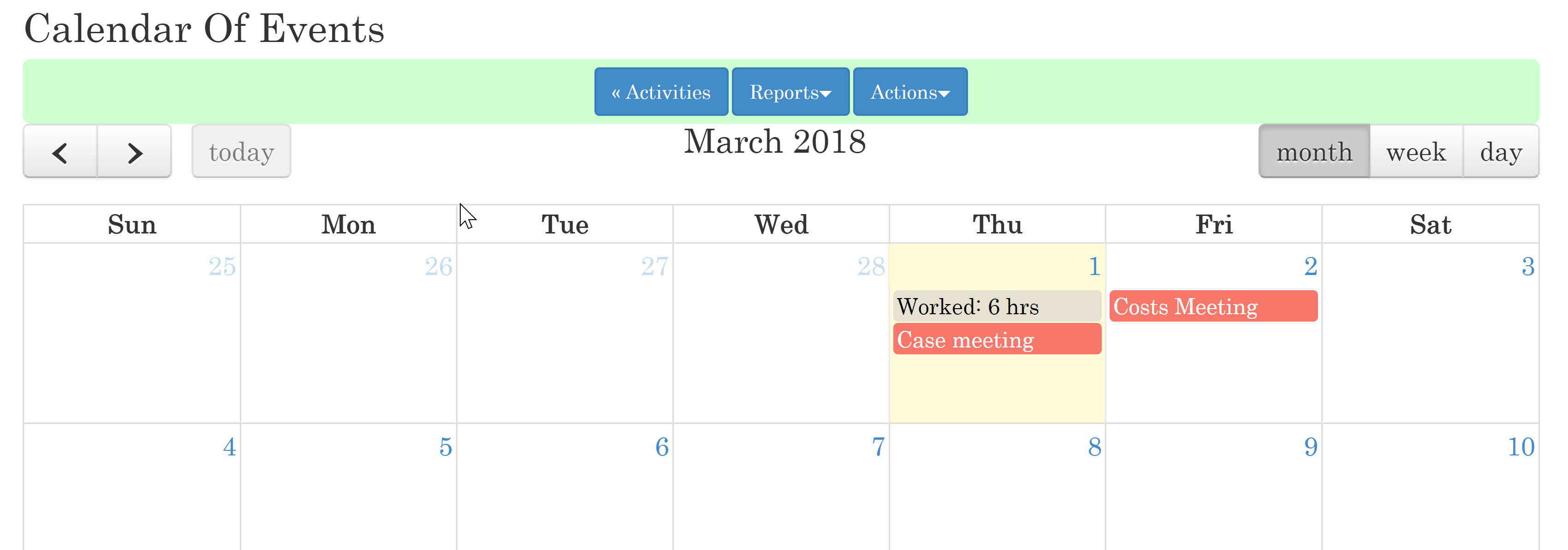 Time Recording and Timesheet Entry